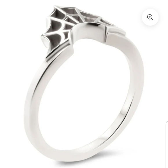 Web ring 18k white gold - Picture 3 of 6